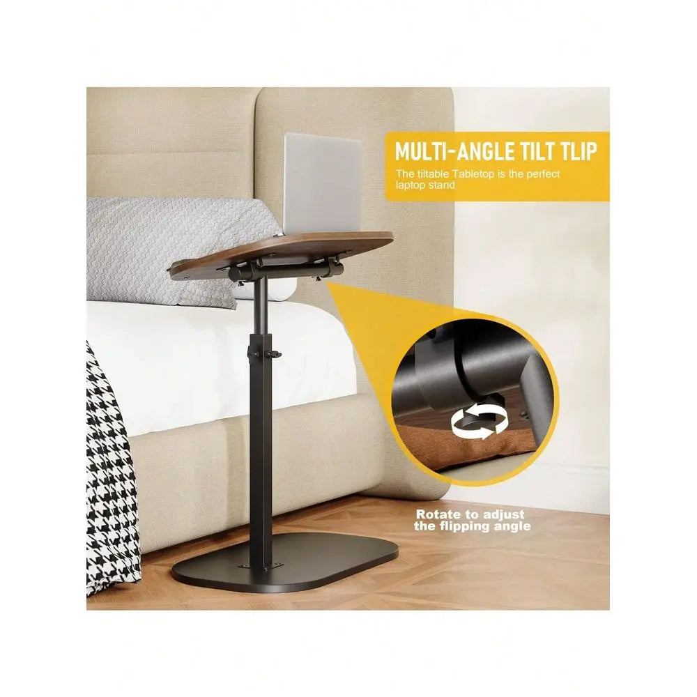 XMSJ Swivel Top C Table for Home Office Corners Modern