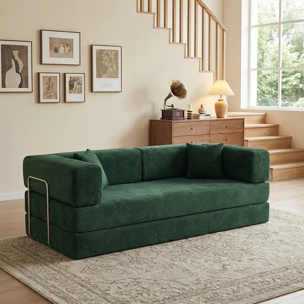 YQzyphyna Futon Sofa Bed 4in1 Convertible Couch For Living Room