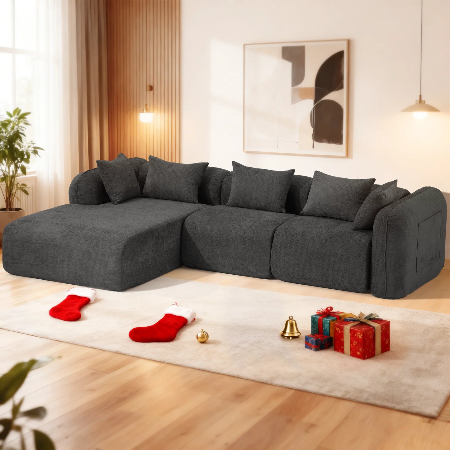 Redlife Sherpa Modular Cloud Sofa L Shaped Sectional