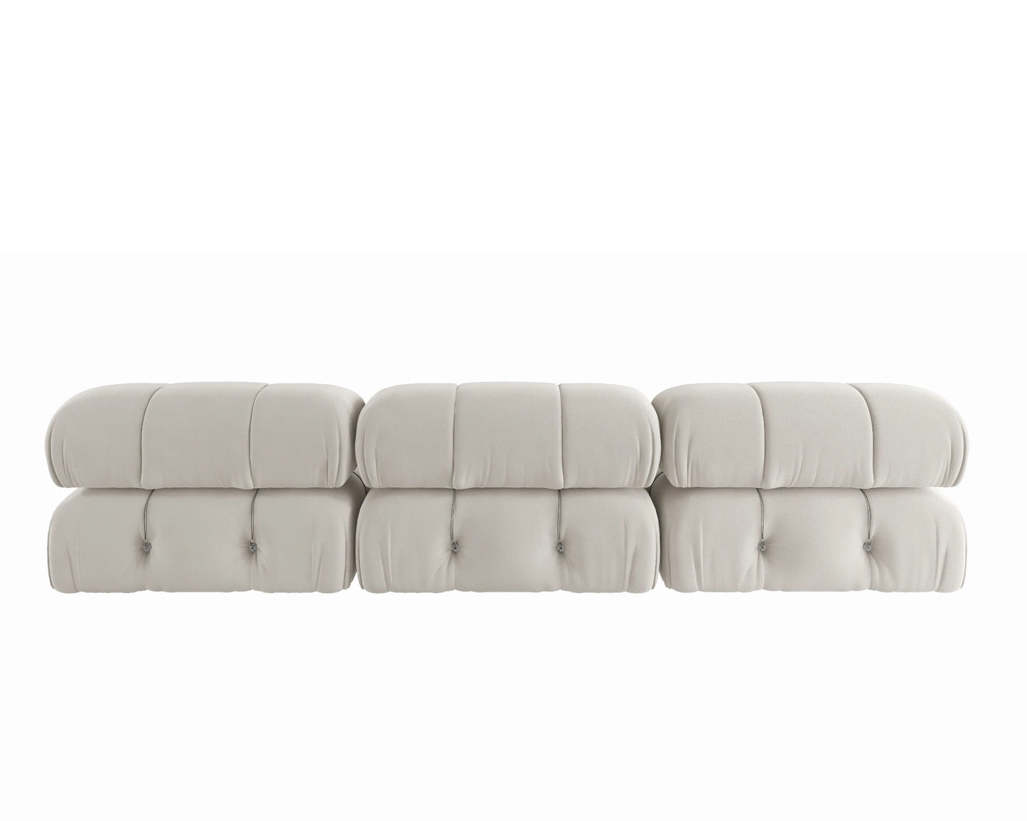 Sdorens Modern Minimalist Velvet Modular Sectional Sofa Set
