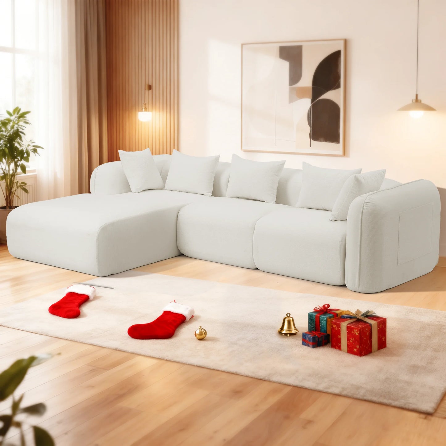 Redlife Sherpa Modular Cloud Sofa L Shaped Sectional