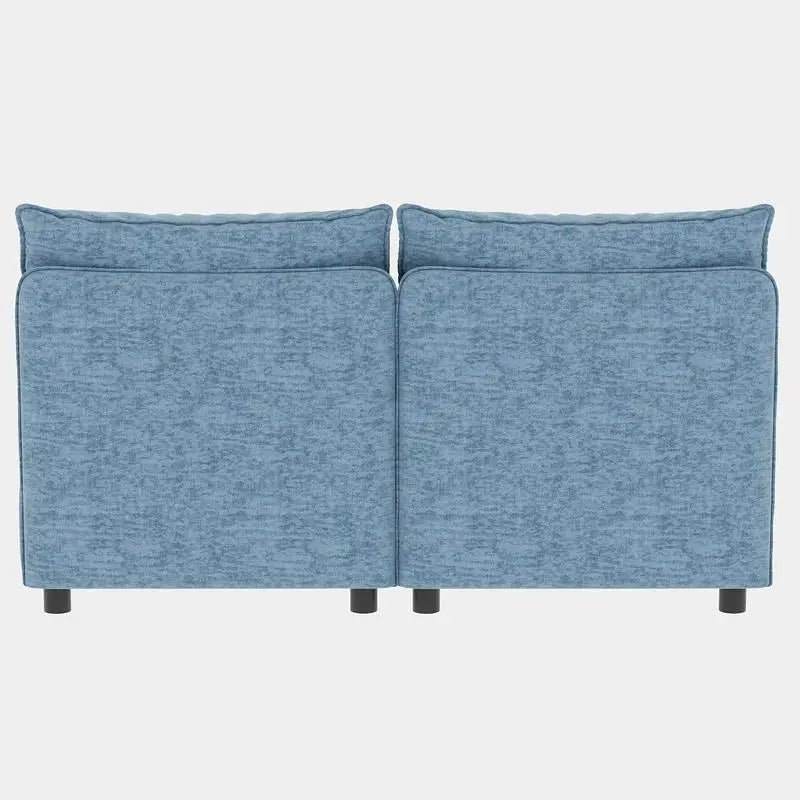 Modular Sectional Sofa Set With Storage 3 Seater Loveseat Chair