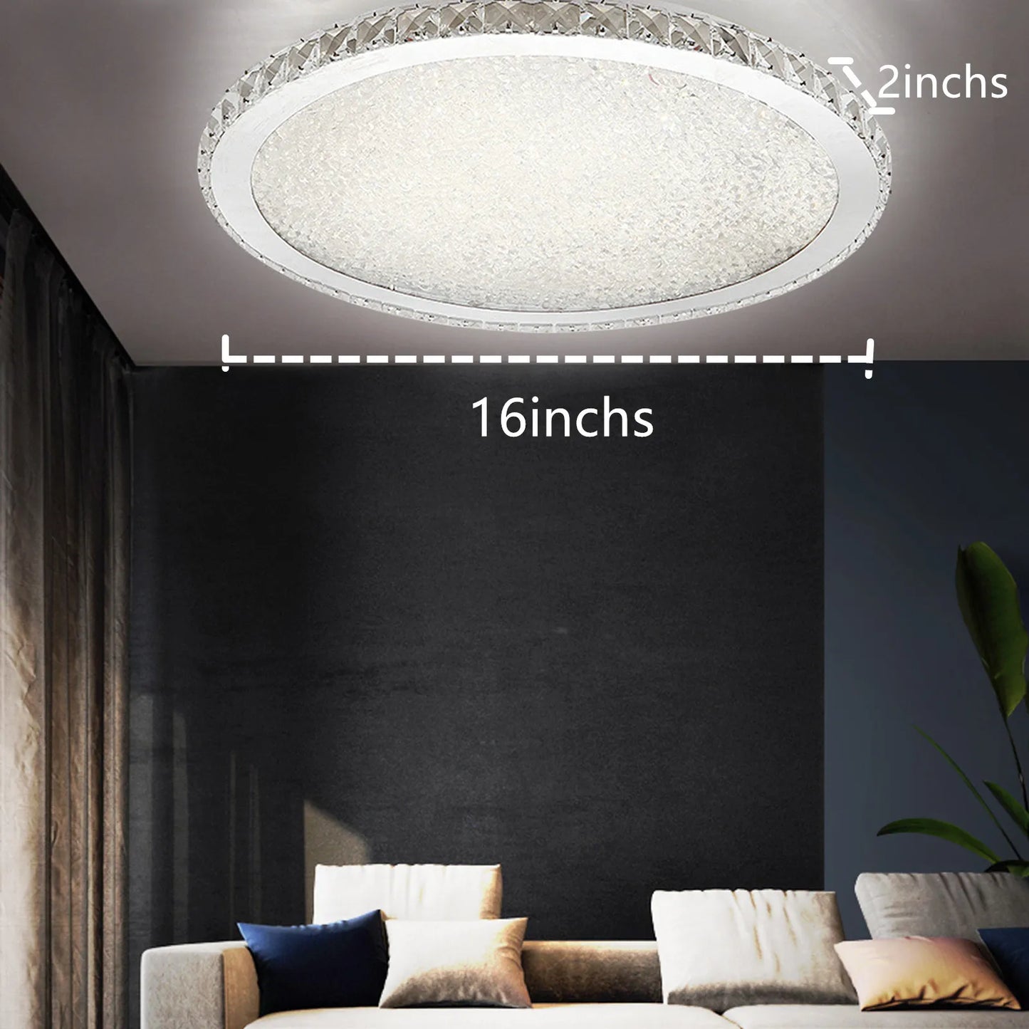 Loyalheartdy Crystal Ceiling Light Pendant Led Chandelier Raindrop Design