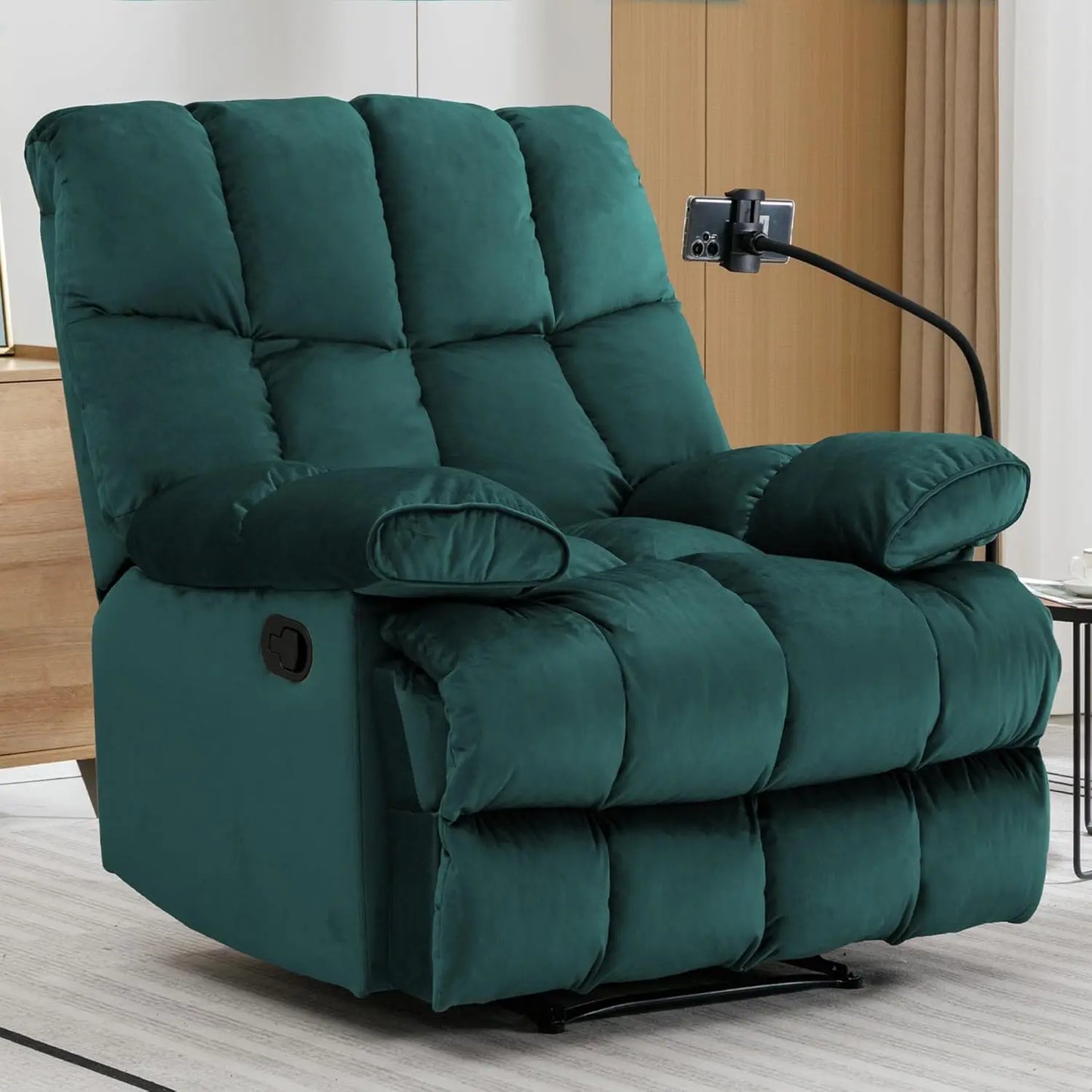 CHENGWEI Oversized Recliner Chair for Adults 400 Lbs Heavy Duty