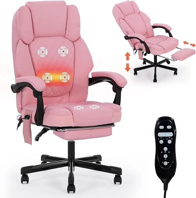 XMSJ Massage Office Chair With Heat And 6 Vibration Points