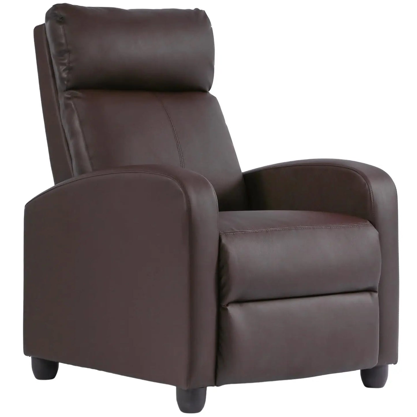 Recliner Chair Single Reclining Sofa For Home Theater Lumbar Support