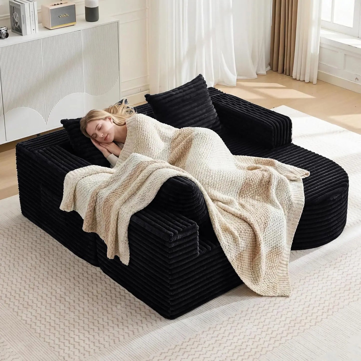Cloud Couch Modular Sectional Sofa With Chaise And Pillows