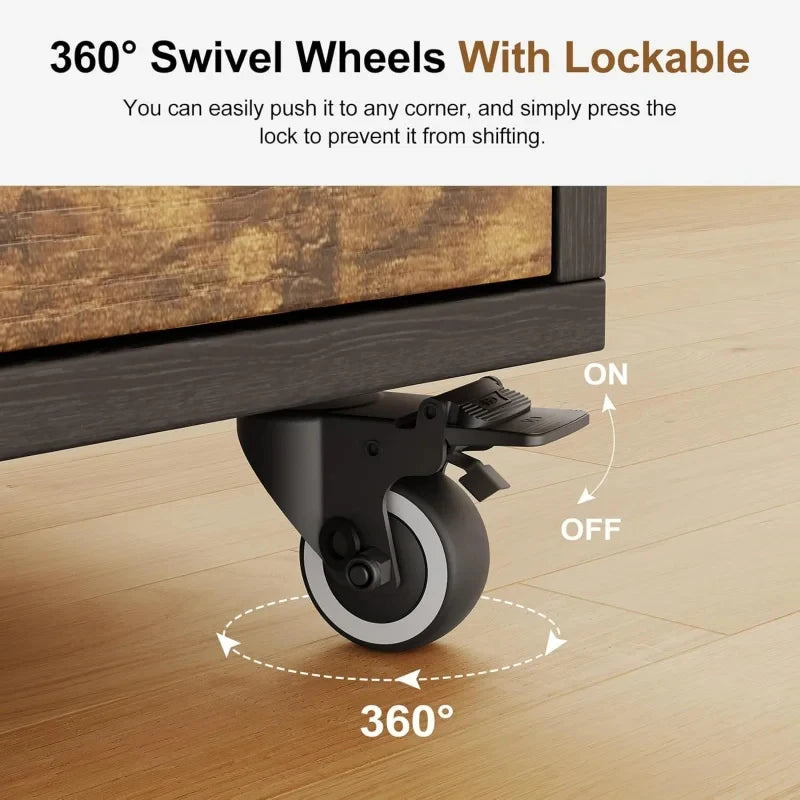 Side Table With 2 Drawers Sofa End Tables With Wheels