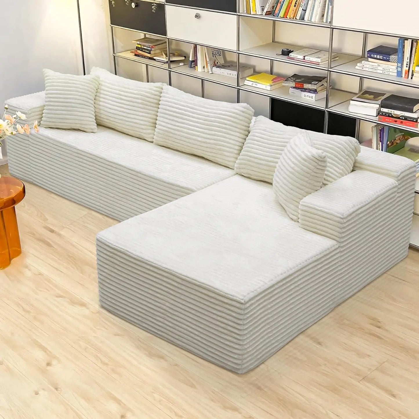 Cloud Sectional Sofa With L Shaped Chaise Modern Modular Design