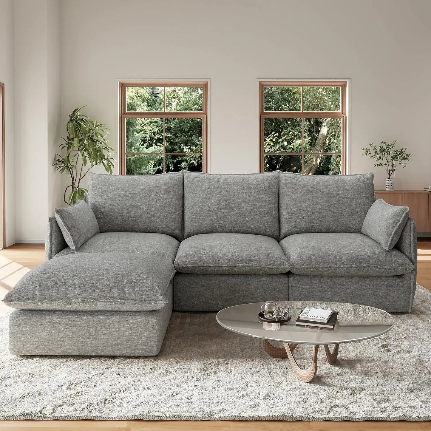 Guohe L Shape Cloud Modular Sectional Sofa Waterproof