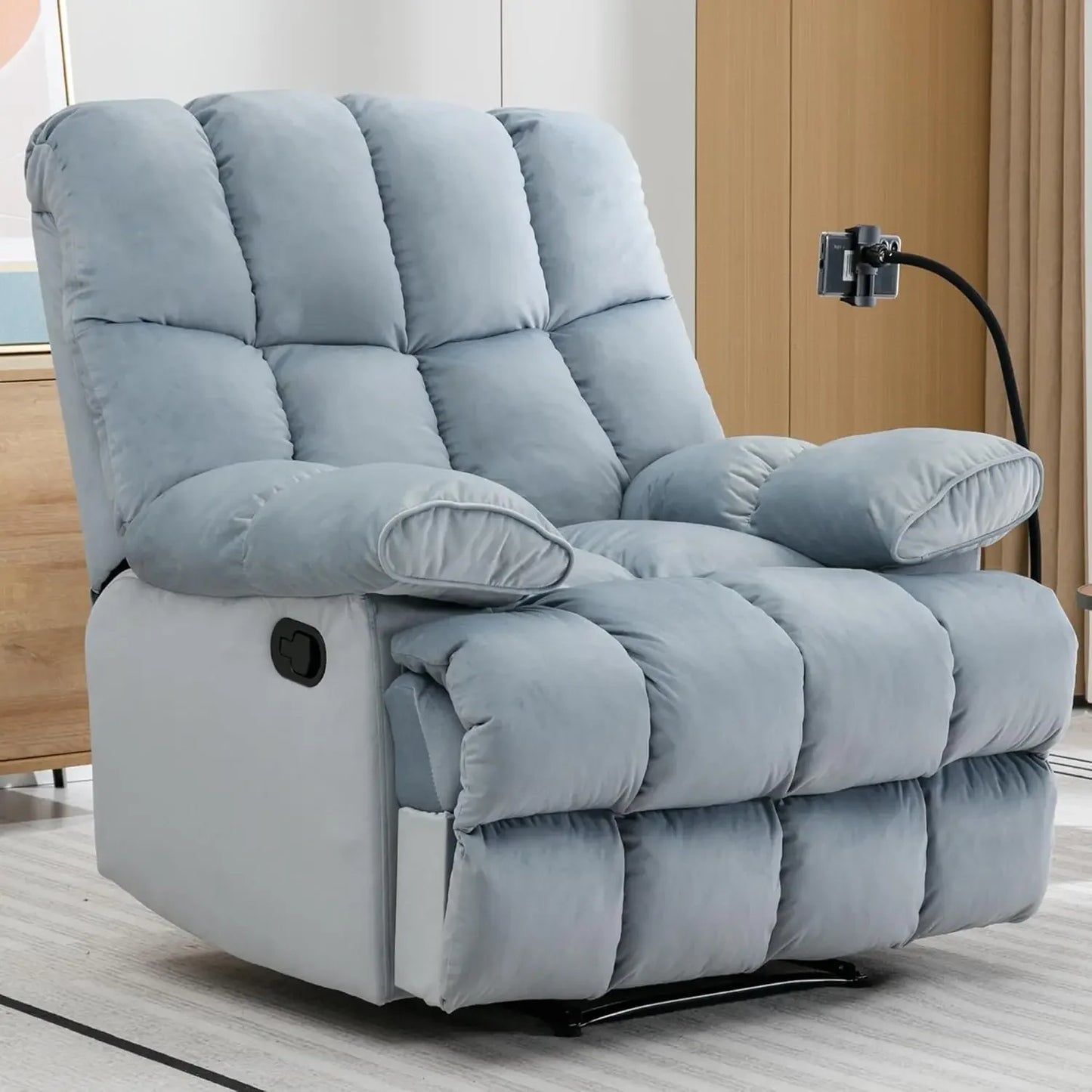 CHENGWEI Oversized Recliner Chair for Adults 400 Lbs Heavy Duty