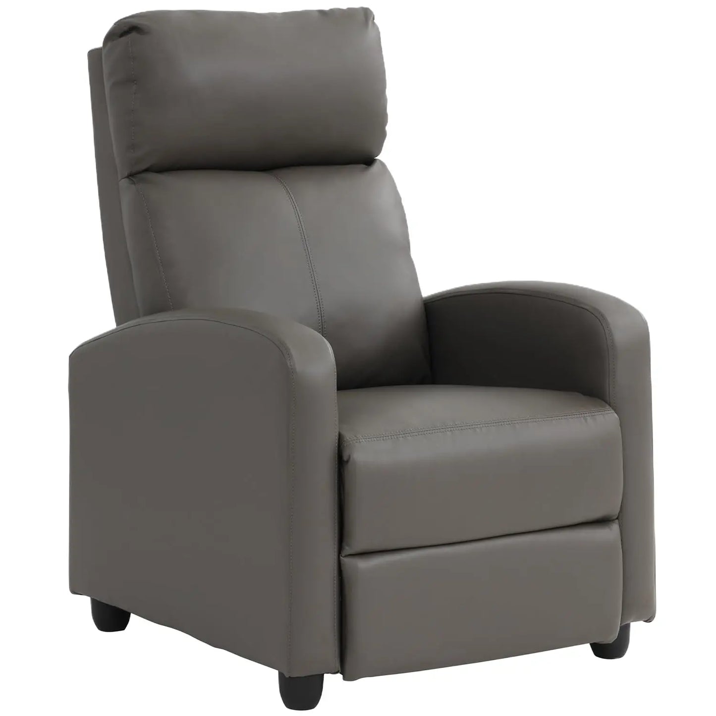 Recliner Chair Single Reclining Sofa For Home Theater Lumbar Support