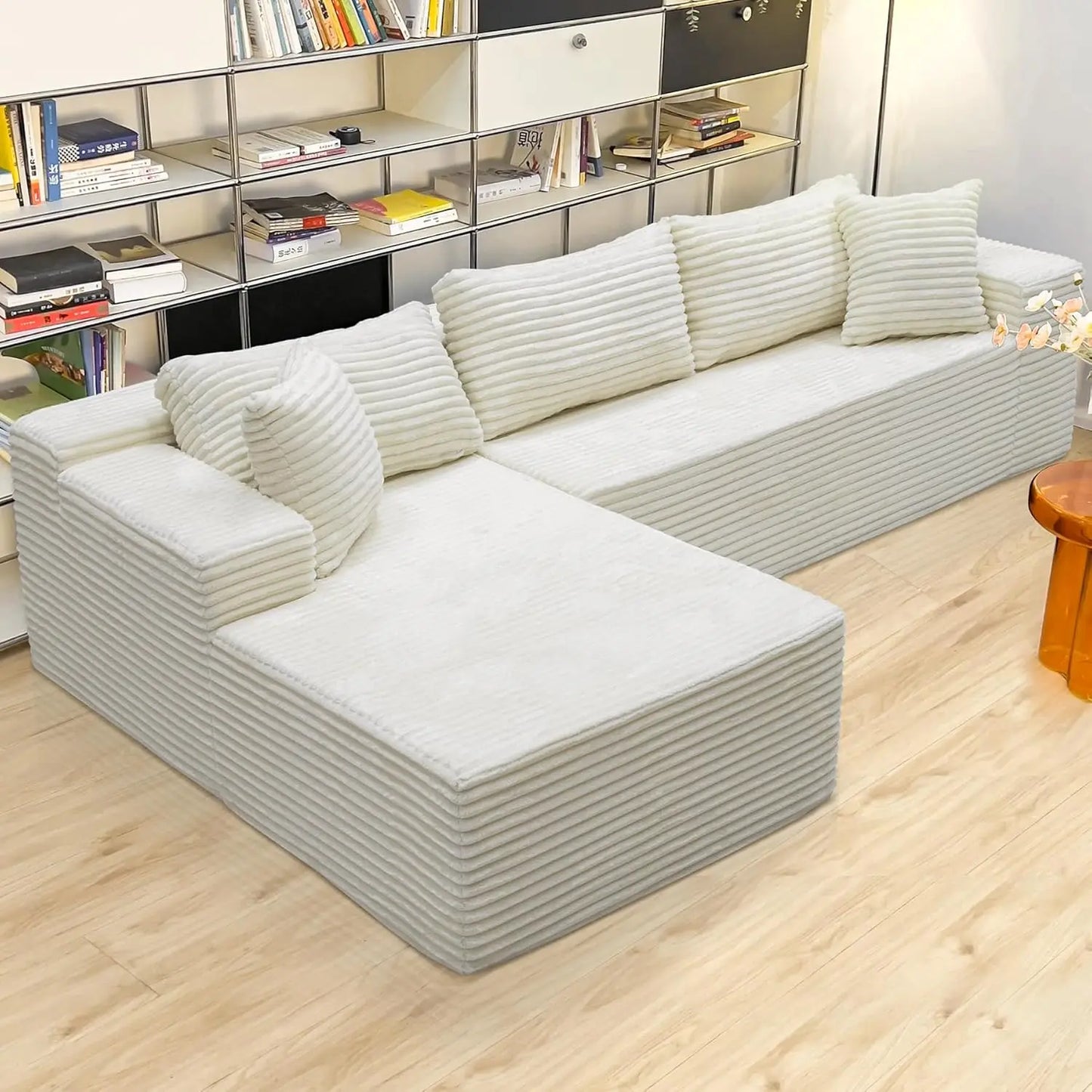 Cloud Sectional Sofa With L Shaped Chaise Modern Modular Design