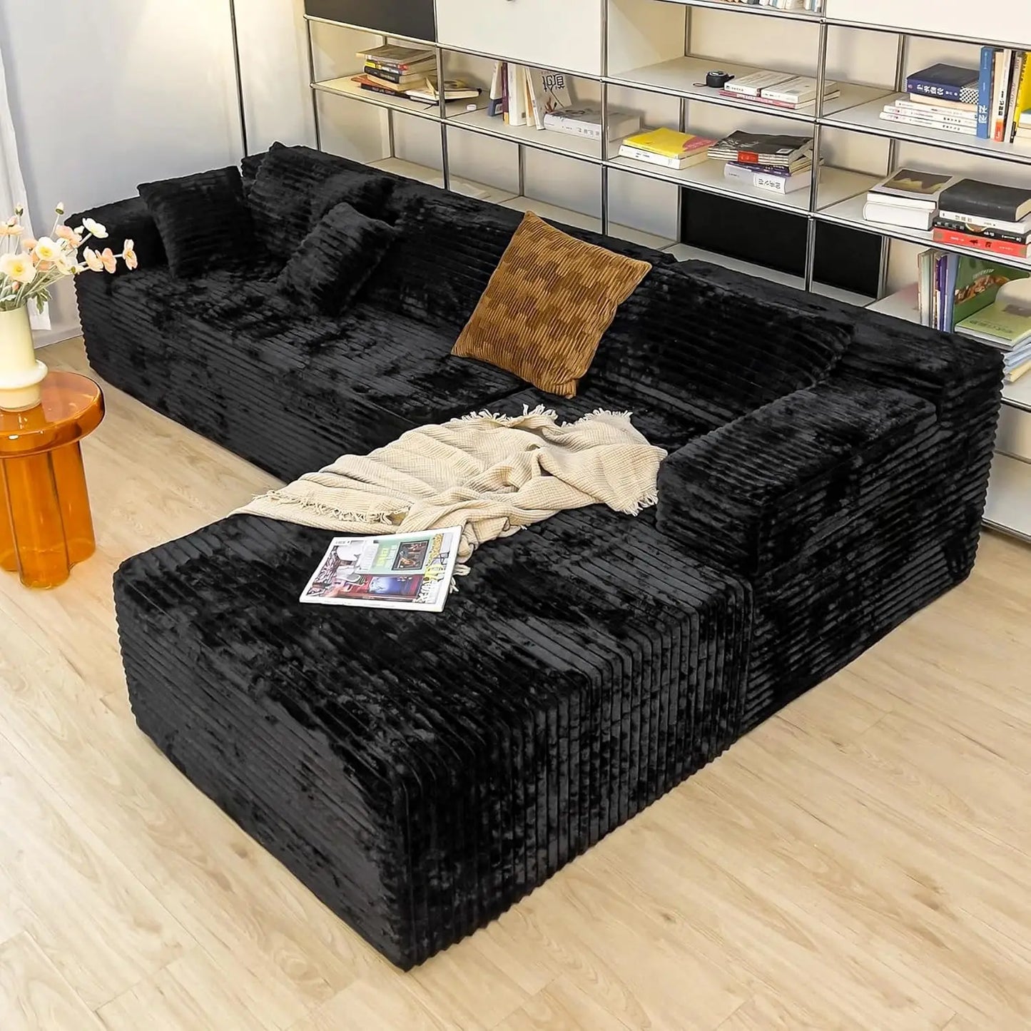 Cloud Sectional Sofa With L Shaped Chaise Modern Modular Design