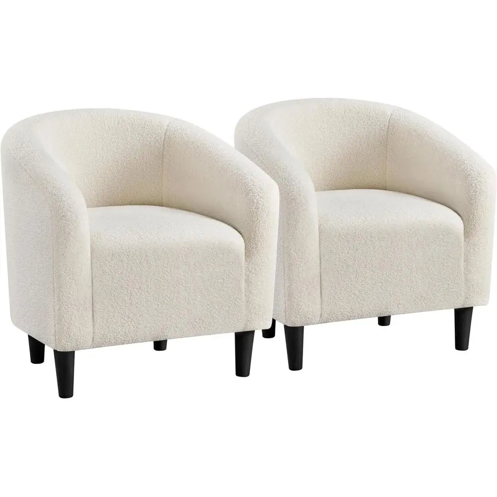 LISM Barrel Accent Chairs Set Of 2 For Living Room