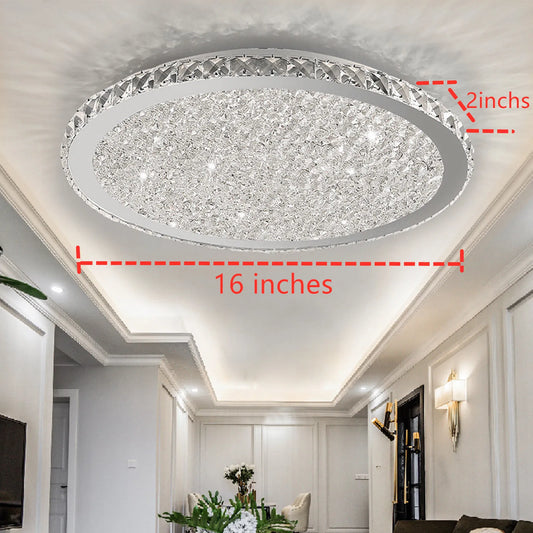Loyalheartdy Crystal Ceiling Light Pendant Led Chandelier Raindrop Design