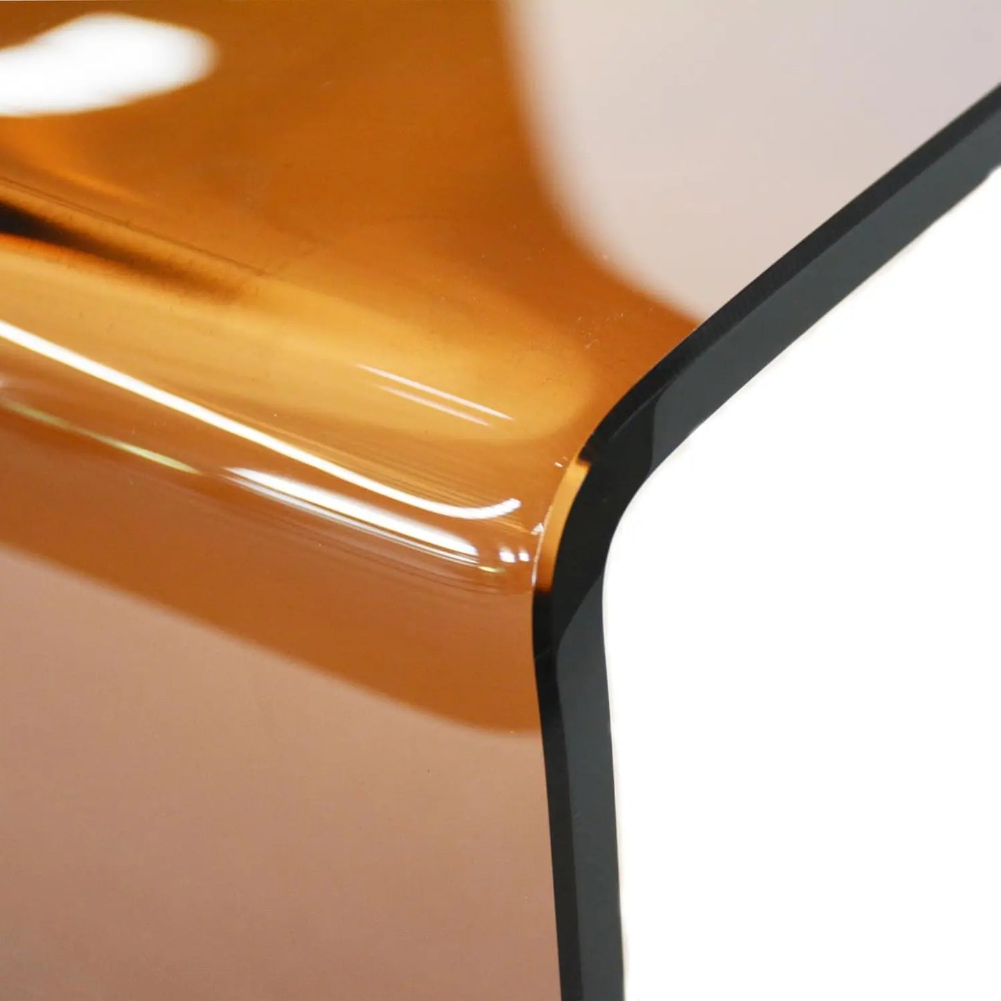 Modern Glass Coffee Table With Wood Frame For Living Room
