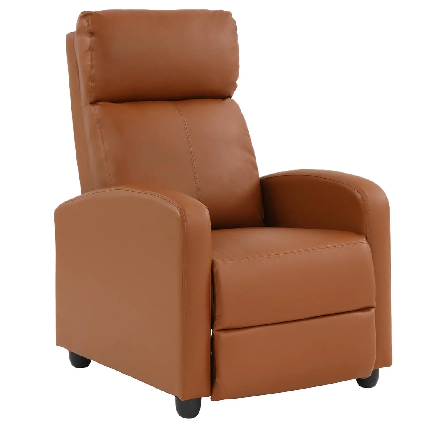 Recliner Chair Single Reclining Sofa For Home Theater Lumbar Support